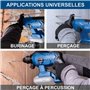 Perforateur brushless - SCHEPPACH - 20V IXES - 2,2 joules - SDS Plus - 1400 tours/min - sans batterie ni chargeur - BC-R
