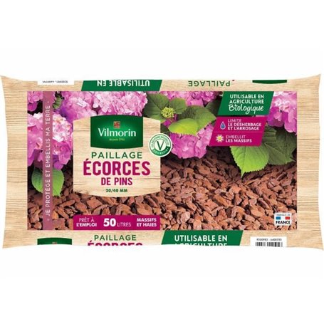 Paillage écorces de pins - VILMORIN - 50 L
