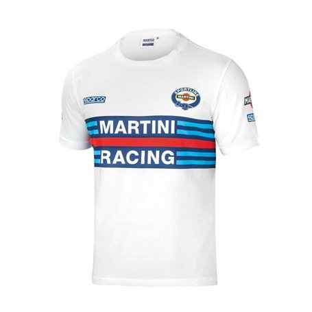 T-shirt à manches courtes homme Sparco Martini Racing Blanc XL