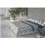 Jeu de draps Pierre Cardin CORALINA LILI Bleu Lit ½ persones