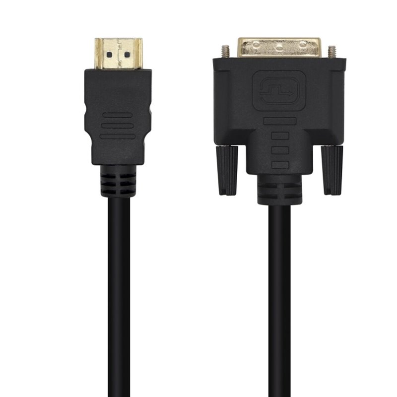 Image secondaire de Aisens A117-0451 câble vidéo et adaptateur 3 m DVI HDMI Type A (Standard) Noir