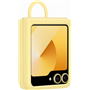 Coque Samsung Galaxy Z Flip 6 Silicone avec anneau Jaune Samsung