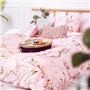 Housse de Couette HappyFriday Chinoiserie rose Multicouleur 140 x 200 cm