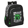 Cartable Minecraft Noir Gris 32 X 38 X 12 cm