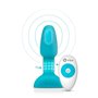Petit plug anal avec bordure bleu sarcelle B-Vibe 96786