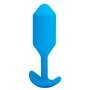 Plug Anal B-Vibe Vibrating Snug 3 Bleu (3,7 x 13,8 x 1 cm)