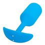Plug Anal B-Vibe Vibrating Snug 3 Bleu (3,7 x 13,8 x 1 cm)