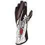Gants de karting OMP KS-2 Art S Blanc Noir