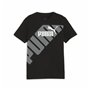 T shirt à manches courtes Enfant Puma Power Graphic Noir