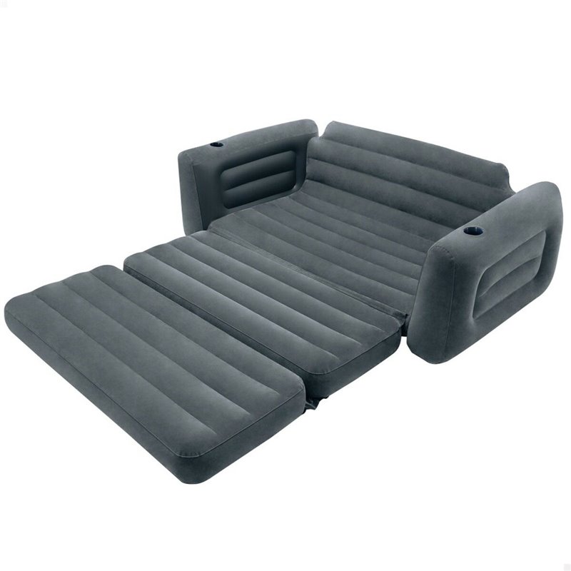 Image secondaire de Canapé lit gonflable Intex Pull-Out 203 x 66 x 224 cm Gris
