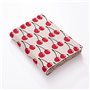 Couverture Benetton Rouge Beige Cerises 140 x 190 cm Acrylique