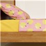 Jeu de draps Benetton Jaune Rose Pomme 4 Pièces