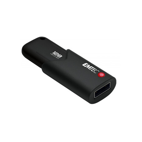 Emtec B120 Click Secure lecteur USB flash 128 Go USB Type-A 3.2 Gen 2 (3.1 Gen 2) Noir