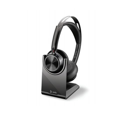 POLY Voyager Focus 2 UC Casque Avec fil &sans fil Arceau Bureau/Centre d'appels USB Type-A Bluetooth Noir