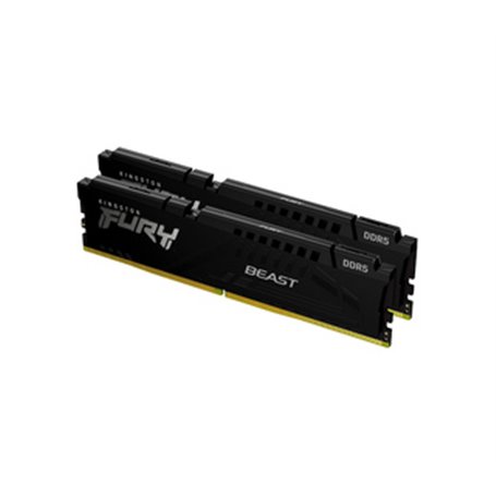 Kingston Technology FURY Beast 64 Go 6400 MT/s DDR5 CL32 DIMM (Kits de 2) Black EXPO