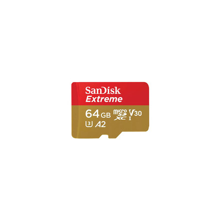 SanDisk Extreme 64 Go MicroSDXC UHS-I Classe 10