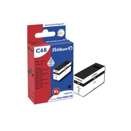 Pelikan C68 Black cartouche d'encre 1 pièce(s) Compatible Rendement élevé (XL) Noir