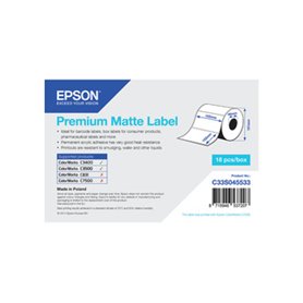 Epson Premium Matte Label - Die-cut Roll: 102mm x 152mm