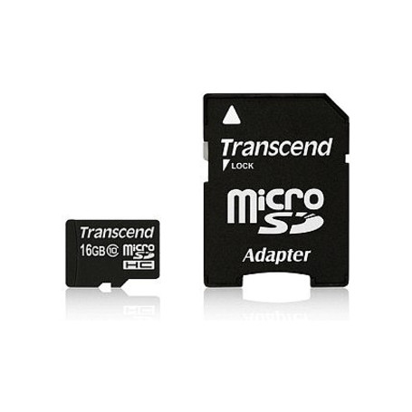 Transcend 16GB microSDHC Class 10 UHS-I 16 Go MLC Classe 10