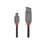 Lindy 36724 câble USB 3 m USB 2.0 USB A Mini-USB B Noir