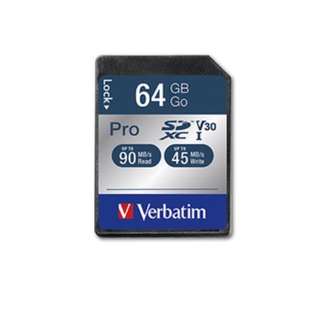 Verbatim Pro 64 Go SDXC UHS Classe 10