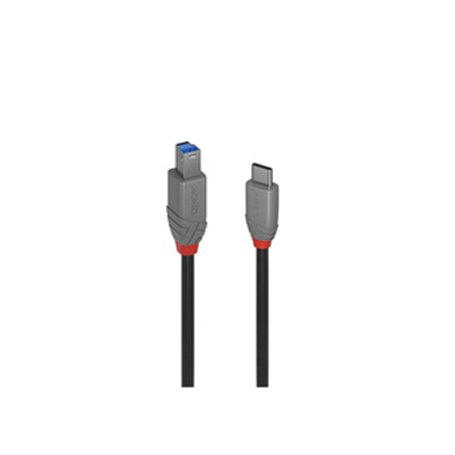 Lindy 36667 câble USB 2 m USB 3.2 Gen 1 (3.1 Gen 1) USB C USB B Noir