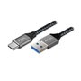 MCL MC1D99A003C0532 câble USB 2 m USB 3.2 Gen 1 (3.1 Gen 1) USB C USB A Noir