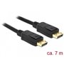 DeLOCK 84860 câble DisplayPort 7 m Noir