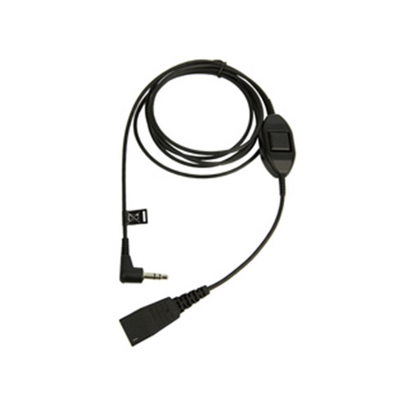 Jabra 8735-019 câble audio 0,5 m QD 3,5mm Noir