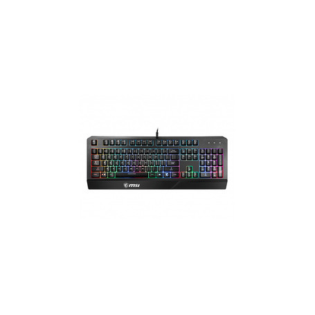 MSI Vigor GK20 clavier Jouer USB AZERTY Français Noir