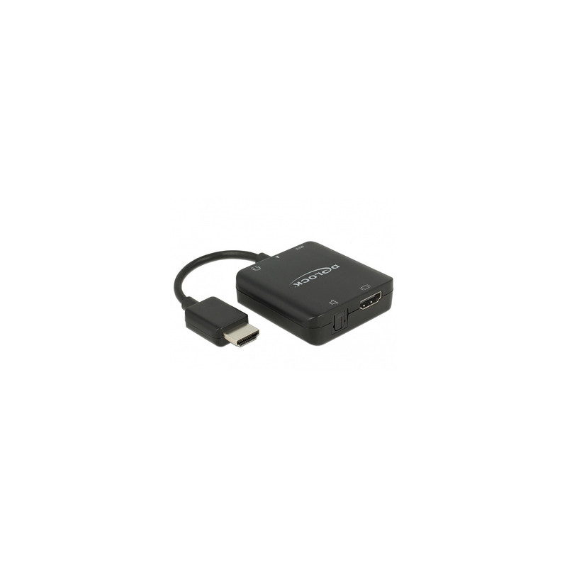 DeLOCK 63276 câble vidéo et adaptateur HDMI Type A (Standard) Noir