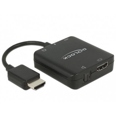 DeLOCK 63276 câble vidéo et adaptateur HDMI Type A (Standard) Noir