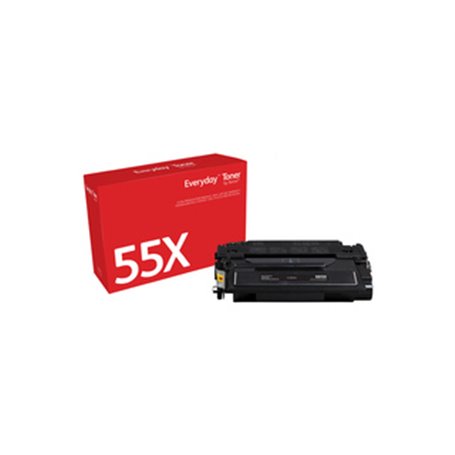Everyday Toner Noir  de Xerox compatible avec HP 55X (CE255X/ CRG-324II)