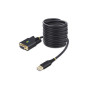 StarTech.com 1P10FFCN-USB-SERIAL câble Série Noir 3 m USB Type-A DB-9