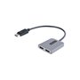 StarTech.com Hub DisplayPort HDMI Double - Dual HDMI 4K 60Hz - Hub DP vers HDMI MST - Convertisseur DisplayPort Mâle vers HDMI F