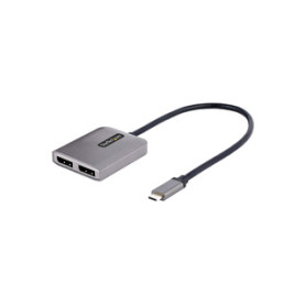 StarTech.com Hub USB-C MST à 2 ports - Adaptateur Multi-Moniteur USB Type-C vers 2x DisplayPort pour Ordinateur Portable StarTech.com Hub USB-C MST à 2 ports - Adaptateur Multi-Moniteur USB Type-C vers 2x DisplayPort pour Ordinateur Portable - Dual-