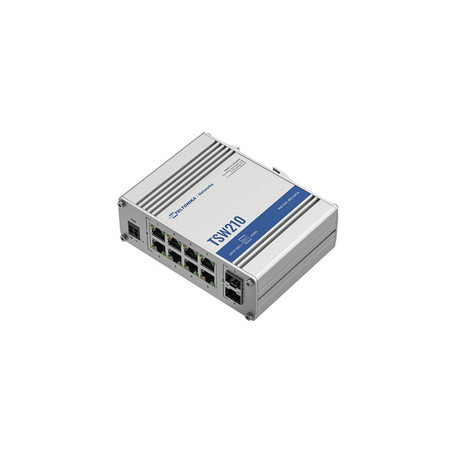 Teltonika TSW210 commutateur réseau Non-géré Gigabit Ethernet (10/100/1000) Aluminium