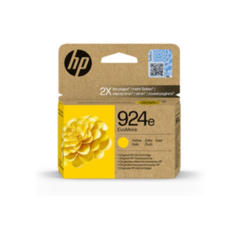 HP 924e Cartouche d'encre authentique Jaune EvoMore