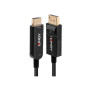 Lindy 38492 câble vidéo et adaptateur 30 m DisplayPort HDMI Type A (Standard) Noir