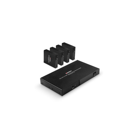 Lindy 38262 extension audio/video Émetteur et récepteur AV Noir