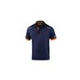 Polo à manches courtes homme Sparco TW Bleu Orange Bleu foncé