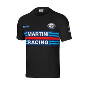 T-shirt à manches courtes homme Sparco Martini Racing Noir XXL