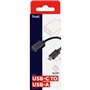 Trust 20967 câble USB 0,09 m USB C USB A Noir