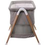 Berceau - NANIA - MANDY - Gris / Bois - Jusqu'a 9 kg