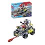 PLAYMOBIL - Quad transformable de bandit - Les policiers - City Action - Unité d'élite