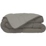 CALGARY Couette chaude Microfibre 400g/m² Taupe & Lin 140x200cm