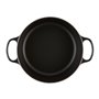 Le Creuset Cocotte Signature ronde 22cm noir Schwarz (21177220000430)