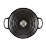 Le Creuset Cocotte Signature ronde 22cm noir Schwarz (21177220000430)