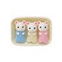 Sylvanian Families Les triplés souris marshmallow