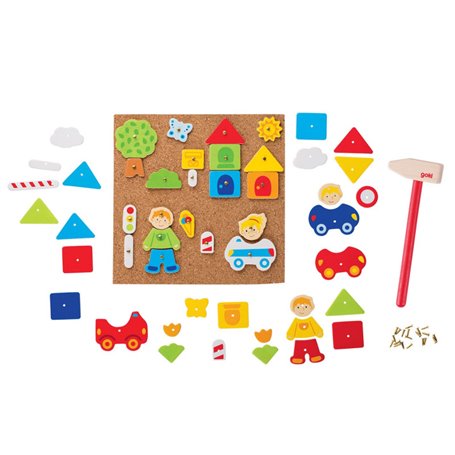 GOKI Marteau et set de clous Ville